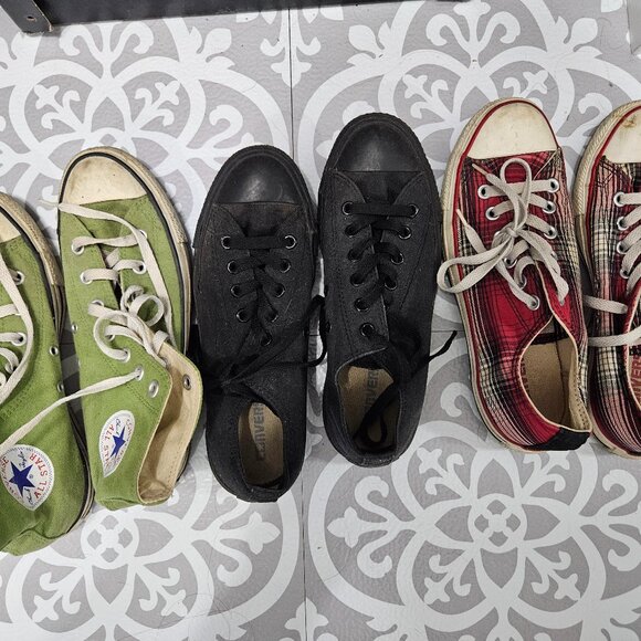 Lot of Vintage Converse 3 Pairs - Picture 1 of 3